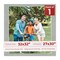 Light Grey Suede Mat Board for 32x32 Frames - Fits 27x30 Photos